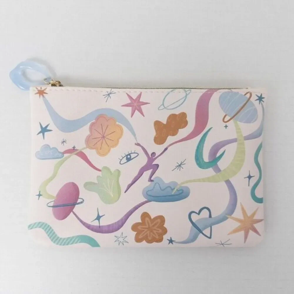 5/$20 NWOT‎ Ipsy Glam Bag September 2024 Ethereal Landscape Pastel Faux Leather